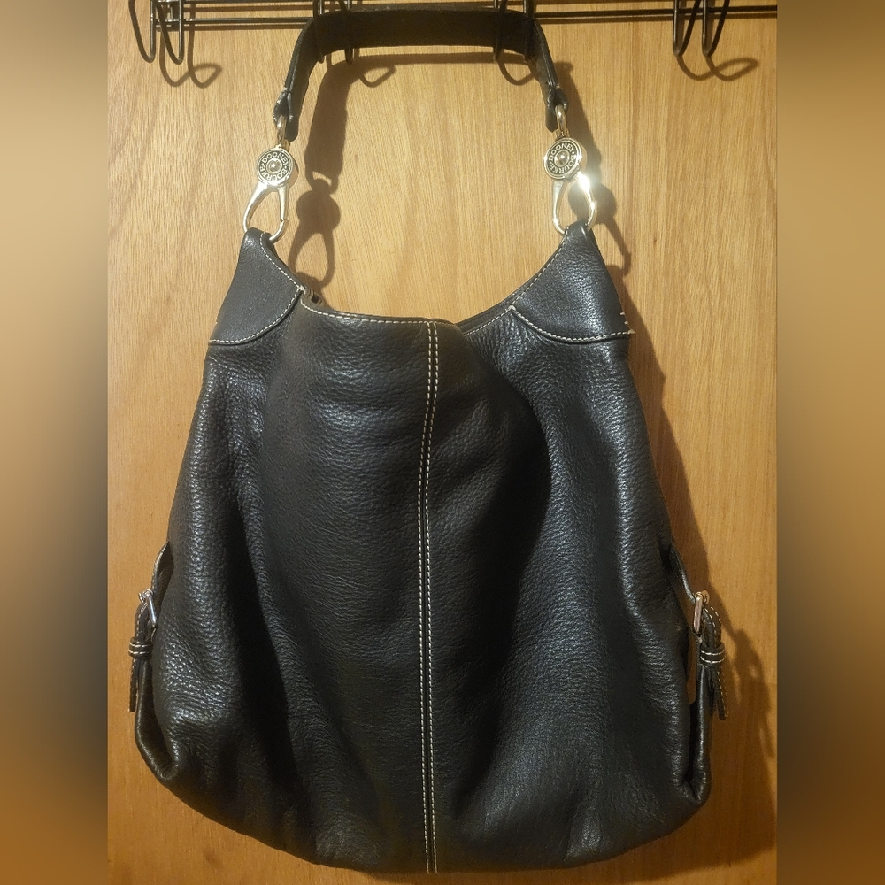 Dooney & Bourke Black Leather Hobo Bag